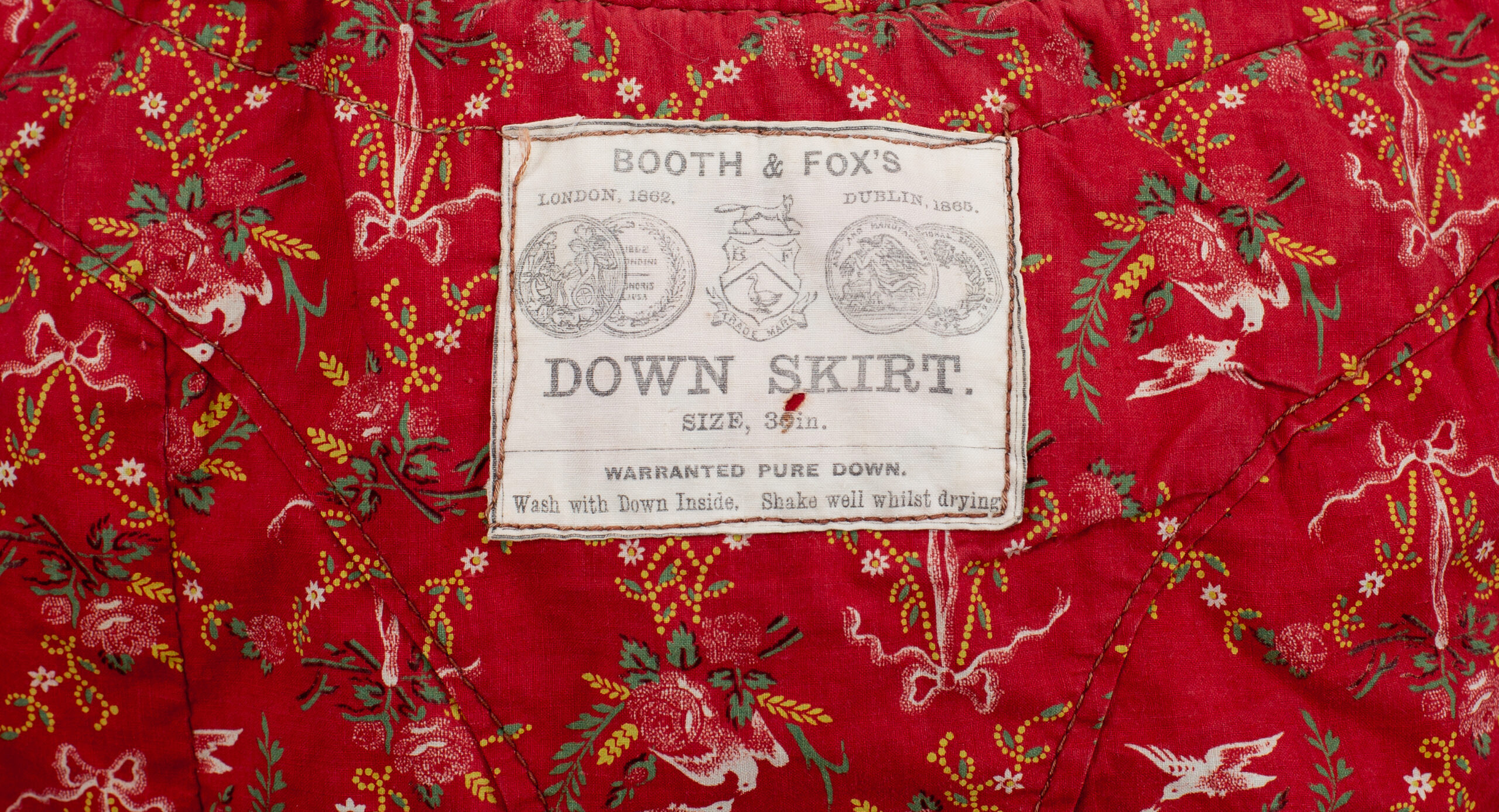 Turkey Red Down Petticoats